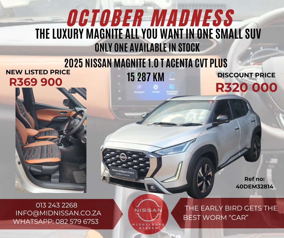 Nissan Magnite 1.0T Acenta CVT Plus